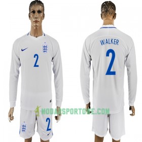 Koszulka Anglia Walker 2 Mistrzostwa Świata 2018 Domowe Stroje Piłkarskie Długi Rękaw